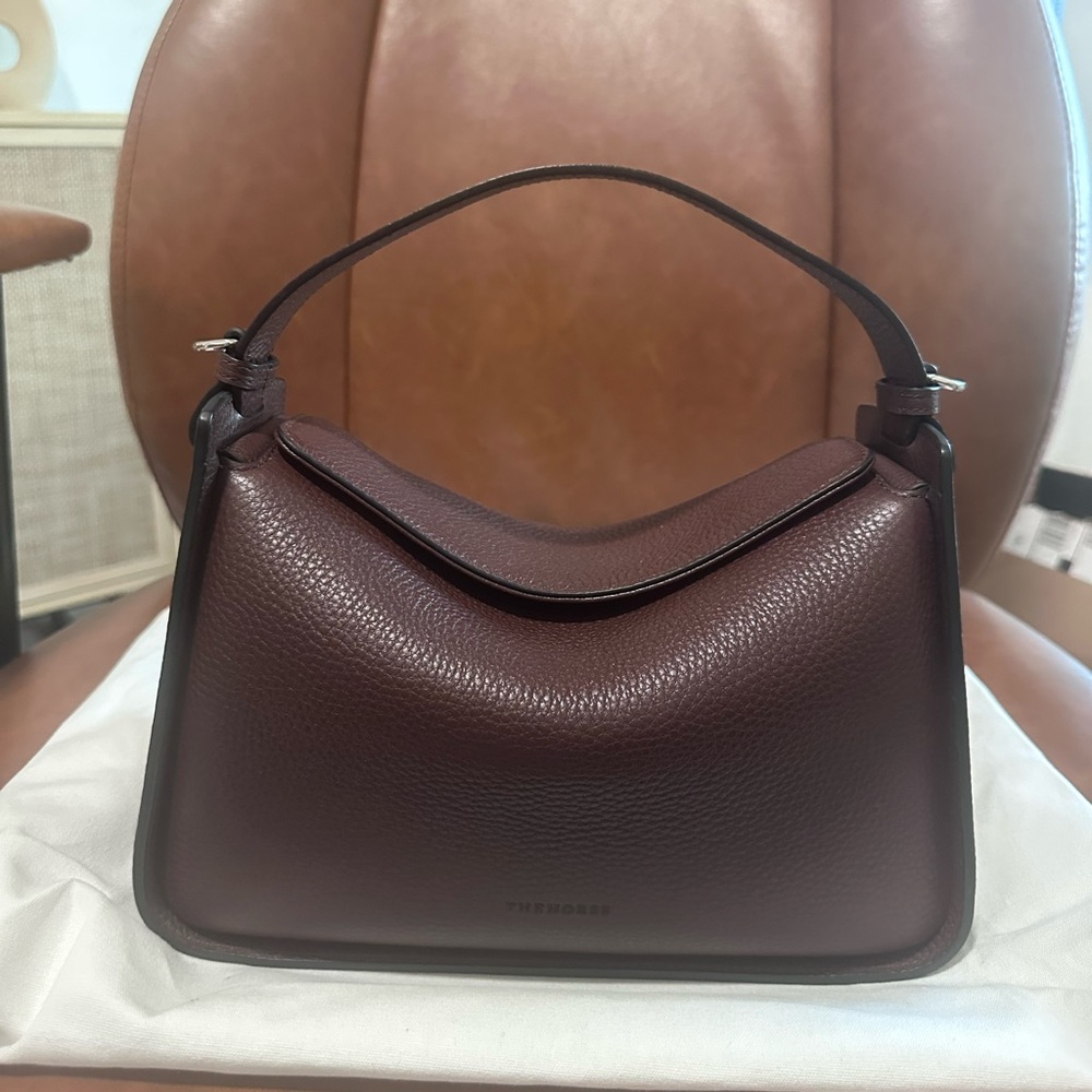 The Horse Clementine Bag: Coffee Pebbled